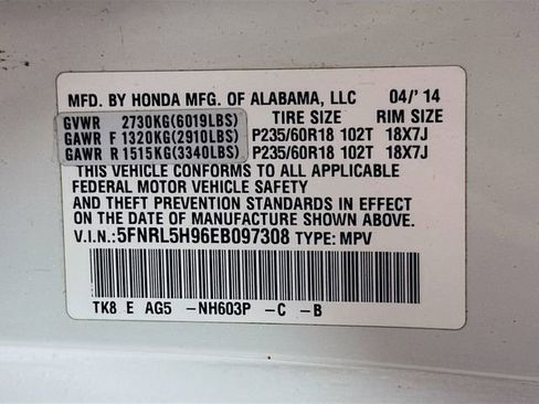 Used 2014 Honda Odyssey Touring image 37