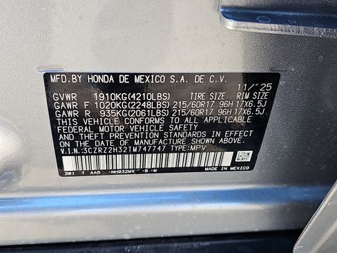 New 2026 Honda HR-V LX image 12