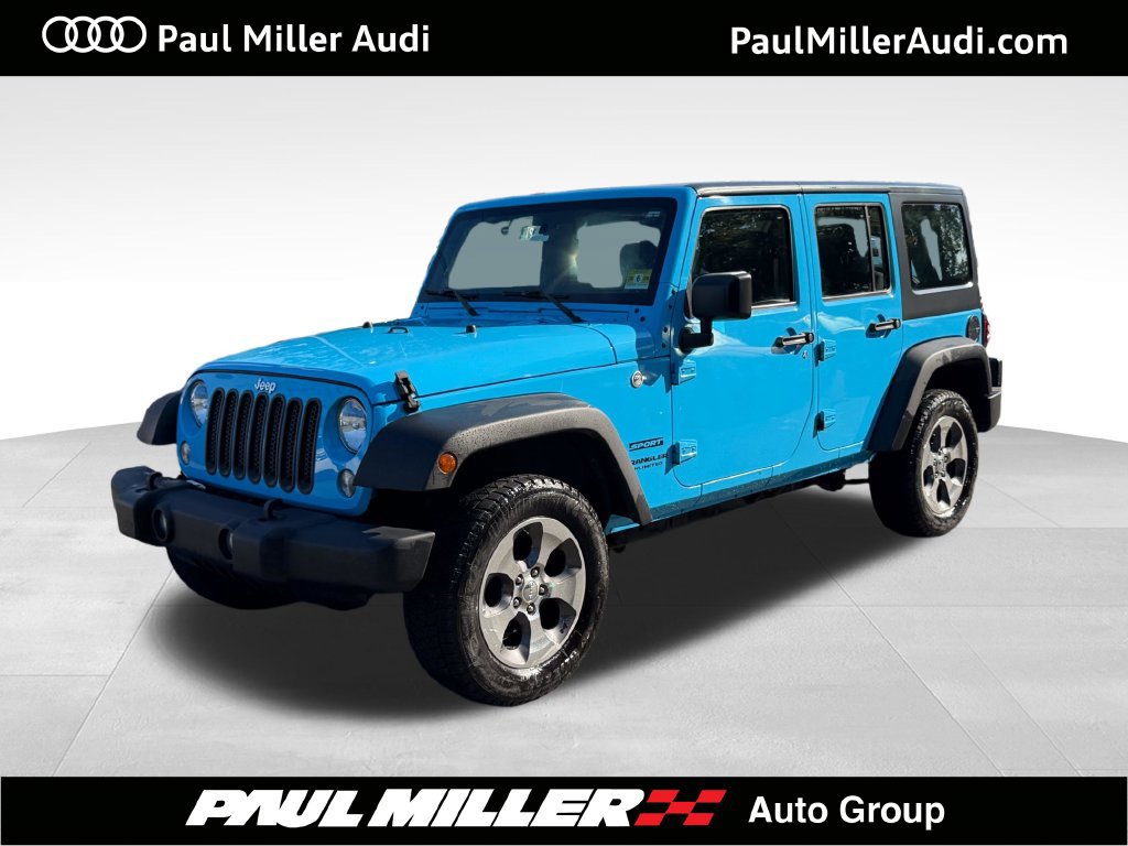 Used 2017 Jeep Wrangler Unlimited Sport w/ Connectivity Group AWD/4WD 360° Tour