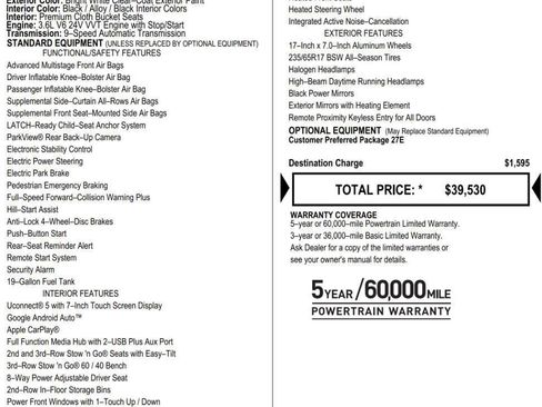 Used 2024 Chrysler Voyager LX image 9