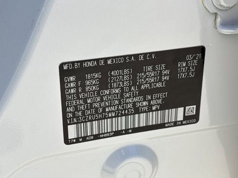 Used 2021 Honda HR-V EX-L image 30