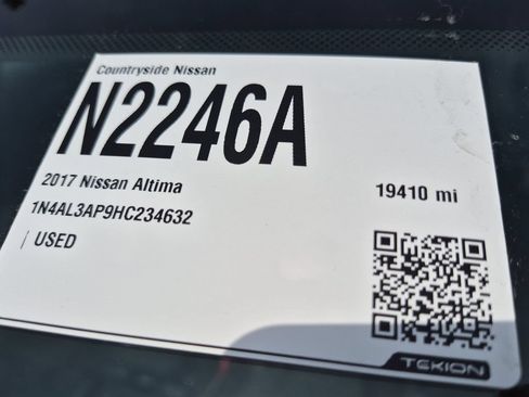 Used 2017 Nissan Altima 2.5 SV w/ Convenience Package FWD image 33