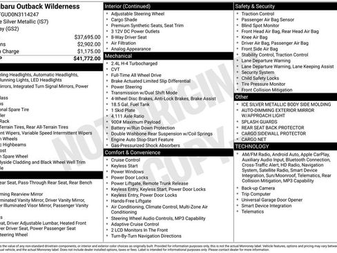 Used 2022 Subaru Outback Wilderness image 27