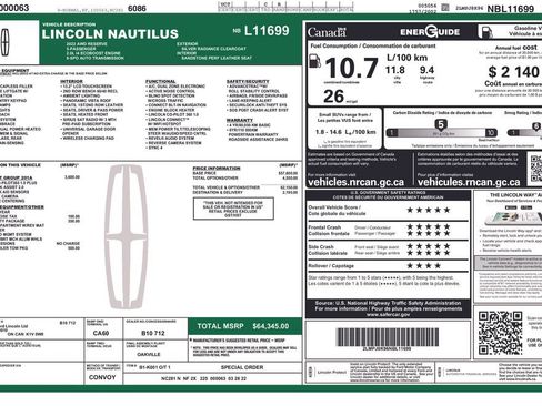 Used 2022 Lincoln Nautilus Reserve w/ Equipment Group 201A AWD/4WD image 4