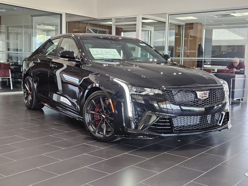 New 2026 Cadillac CT4 V Blackwing w/ LPO, Red Accent Package RWD image 1