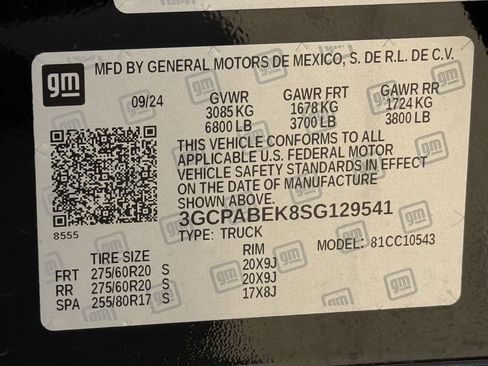Certified 2025 Chevrolet Silverado 1500 Custom w/ LPO, Dark Essentials Package image 27
