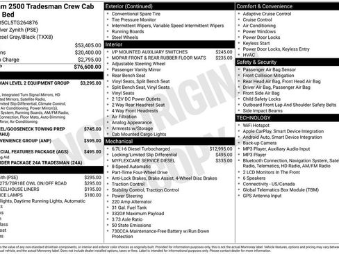 New 2026 RAM 2500 Tradesman AWD/4WD image 31