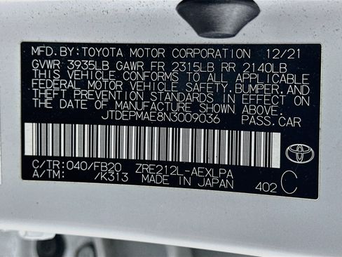 Used 2022 Toyota Corolla LE FWD image 12