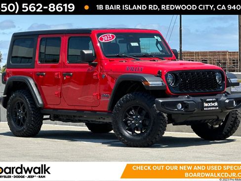 Used 2025 Jeep Wrangler Unlimited Sport S 4xe AWD/4WD image 1