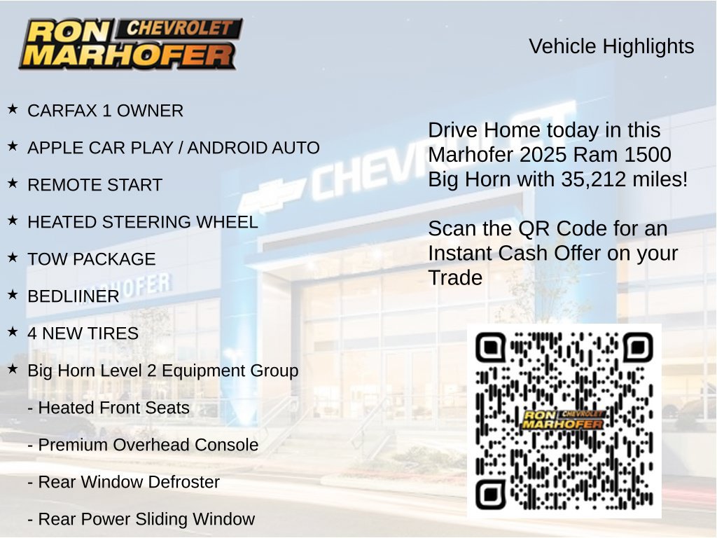 Used 2025 RAM 1500 Big Horn AWD/4WD image 15