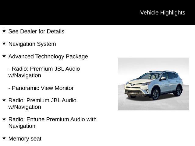 Used 2017 Toyota RAV4 Limited w/ Advanced Technology Package AWD/4WD image 5