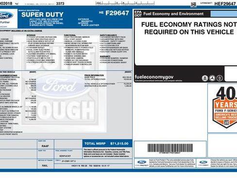 Used 2017 Ford F350 Lariat w/ Lariat Ultimate Package AWD/4WD image 22
