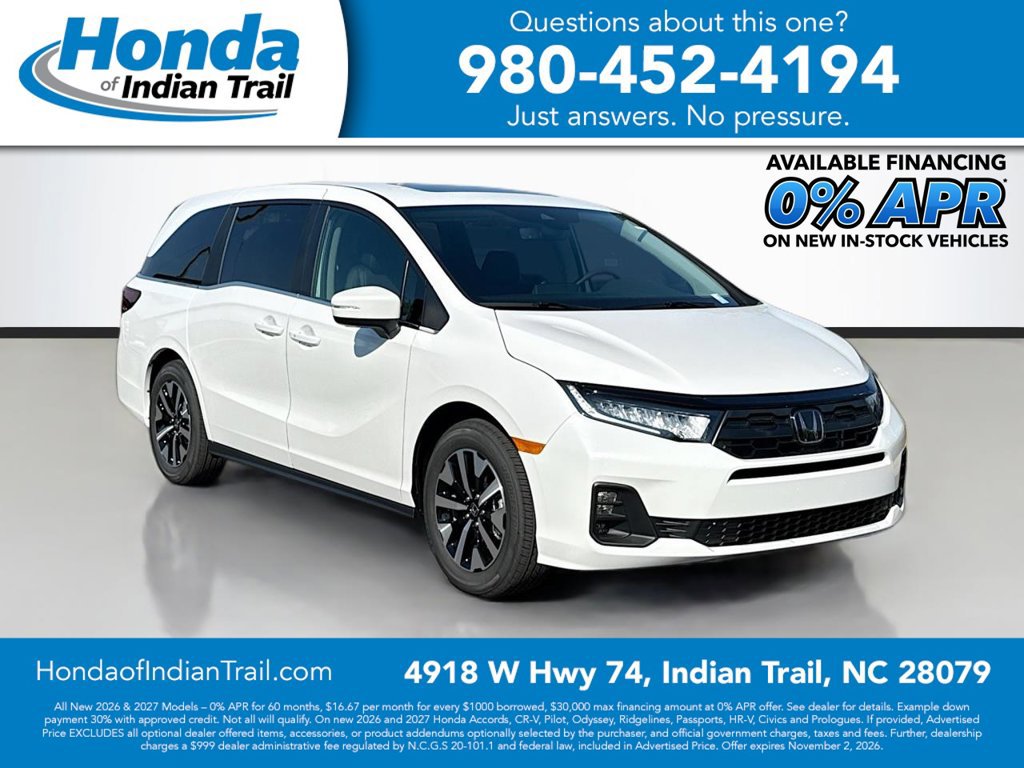 New 2027 Honda Odyssey EX-L 360° Tour