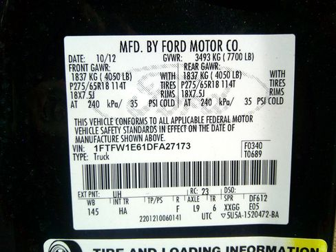 Used 2013 Ford F150 Lariat w/ Lariat Chrome Pkg image 44