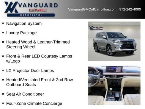 Used 2020 Lexus LX 570 4WD w/ Luxury Package image 6