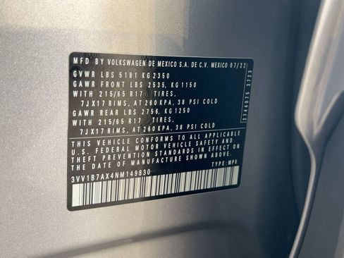 Used 2022 Volkswagen Tiguan S image 20