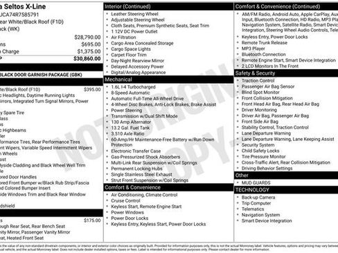 Used 2024 Kia Seltos X-Line image 22