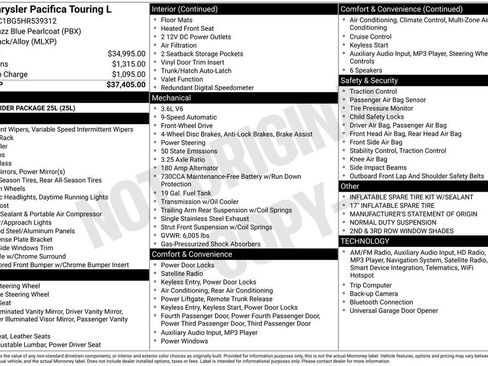 Used 2017 Chrysler Pacifica Touring-L image 39