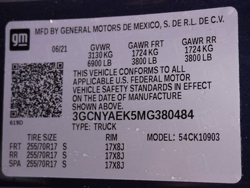 Used 2021 Chevrolet Silverado 1500 W/T w/ WT Value Package image 32