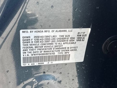 Used 2017 Honda Pilot EX-L image 25