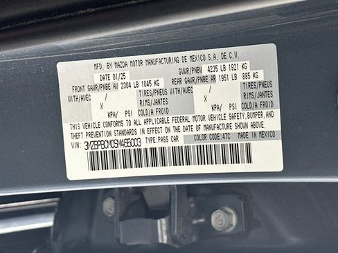 Used 2025 MAZDA MAZDA3 s AWD/4WD image 12