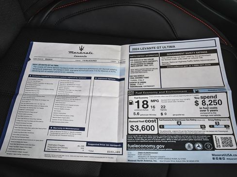Used 2024 Maserati Levante GT Ultima AWD/4WD image 64