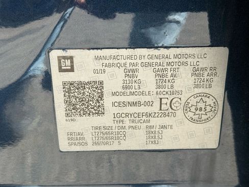 Used 2019 Chevrolet Silverado 1500 Custom Trail Boss image 24