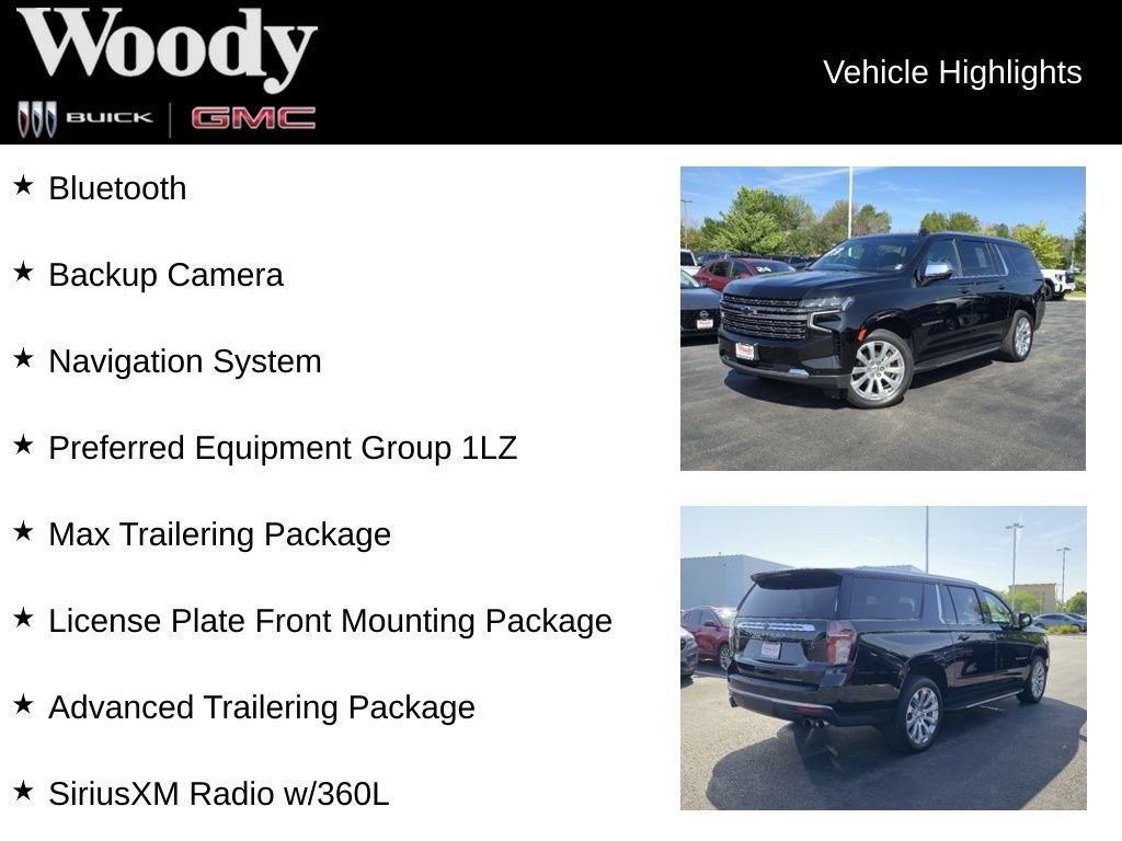 Certified 2023 Chevrolet Suburban Premier w/ Max Trailering Package AWD/4WD image 3