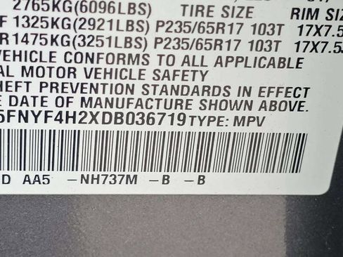 Used 2013 Honda Pilot LX image 9