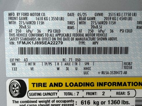 Certified 2025 Ford Expedition Max Active AWD/4WD image 29