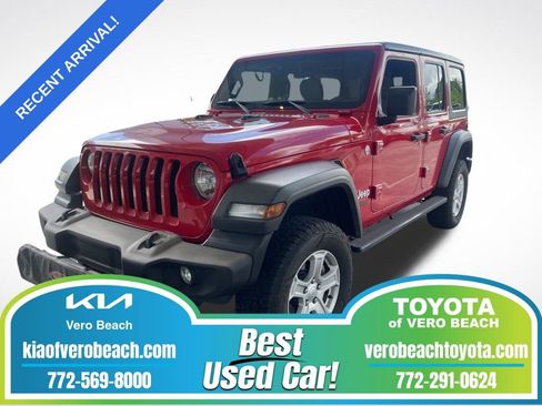 Used 2018 Jeep Wrangler Unlimited Sport S AWD/4WD image 1