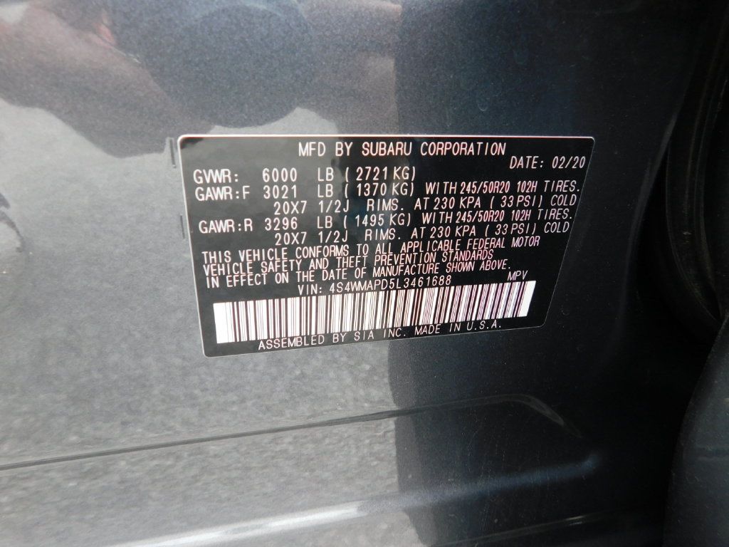 Used 2020 Subaru Ascent Limited w/ Technology Package AWD/4WD image 9
