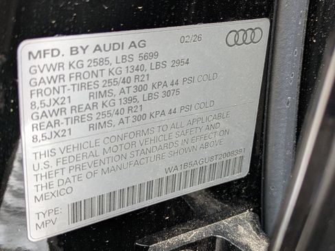 New 2026 Audi SQ5 Premium Plus AWD/4WD image 15