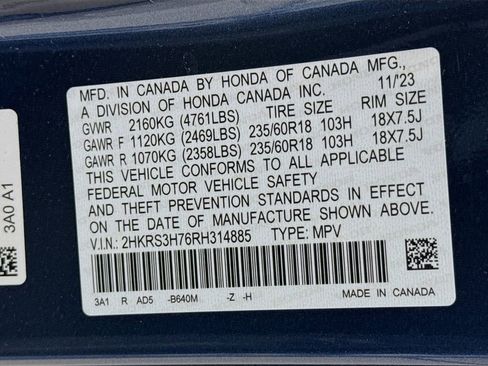 Used 2024 Honda CR-V EX-L image 32