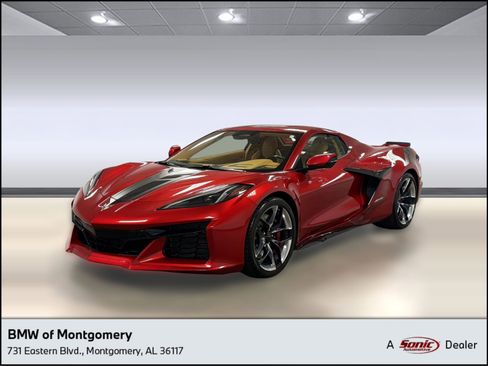 Used 2025 Chevrolet Corvette Z06 w/ Chrome Exterior Badge Package RWD image 1