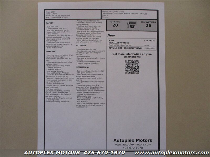 Used 2004 Lincoln LS RWD image 32