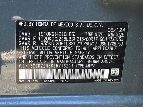 Used 2025 Honda HR-V LX image 15