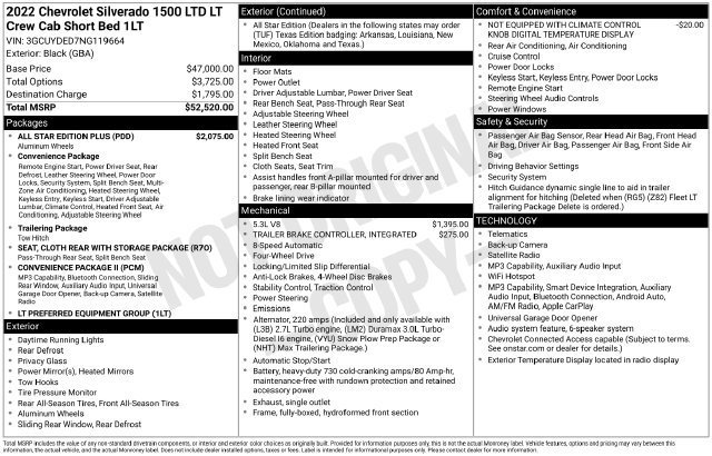 Used 2022 Chevrolet Silverado 1500 LT w/ All Star Edition Plus AWD/4WD image 4