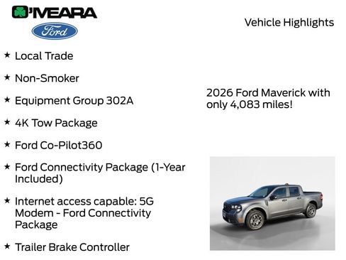 New 2026 Ford Maverick XLT w/ 4K Tow Package AWD/4WD image 7