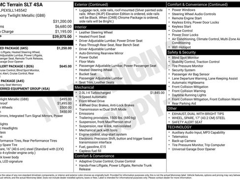 Used 2020 GMC Terrain SLT w/ Preferred Package FWD image 1