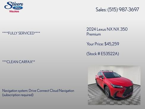 Used 2024 Lexus NX 350 AWD image 14