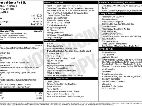 Used 2023 Hyundai Santa Fe SEL w/ Premium Package AWD/4WD image 5
