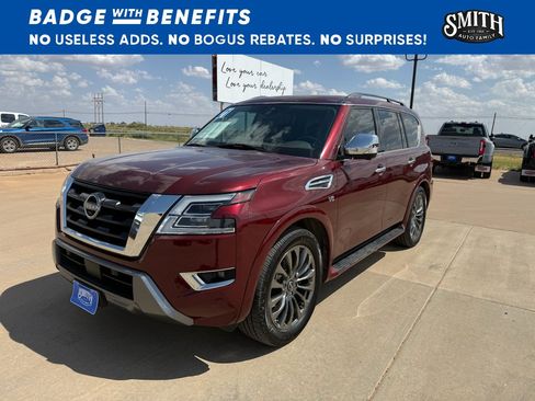 Used 2021 Nissan Armada Platinum w/ Captain's Chairs Package AWD/4WD image 10