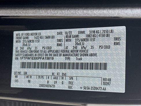 Used 2023 Ford F150 Platinum w/ Equipment Group 701A High image 32