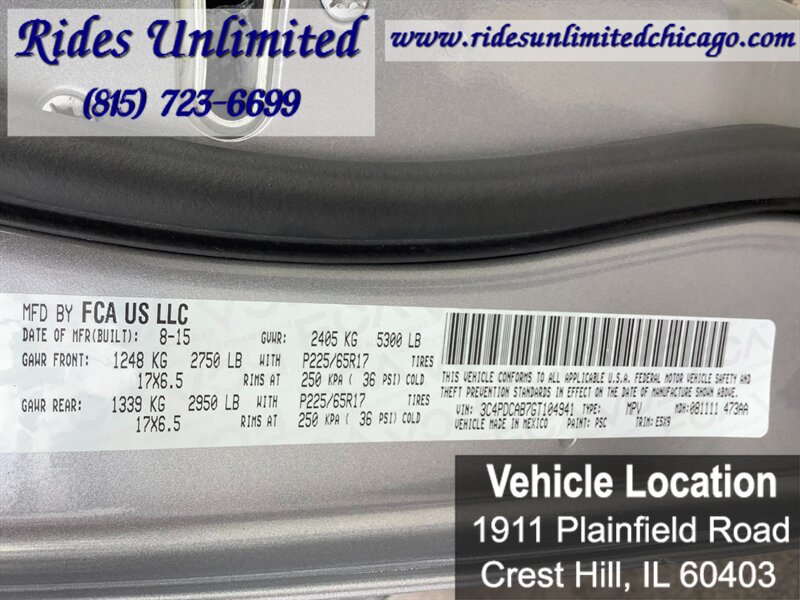 Used 2016 Dodge Journey SE w/ Flexible Seating Group FWD image 23