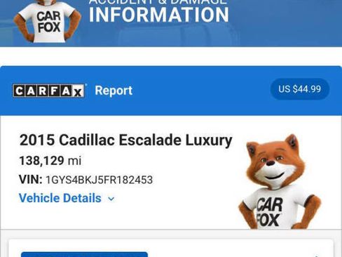 Used 2015 Cadillac Escalade Luxury image 7