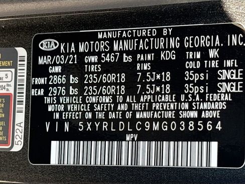 Used 2021 Kia Sorento S AWD/4WD image 33