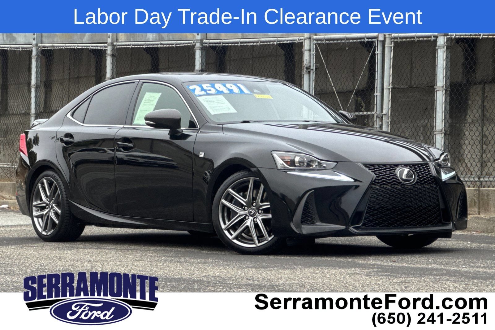 Used 2017 Lexus IS 350 F Sport w/ F Sport Package RWD image 1