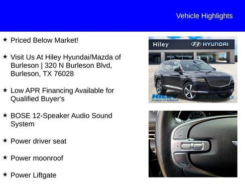 Used 2022 Genesis GV80 3.5T w/ Cargo Package image 9