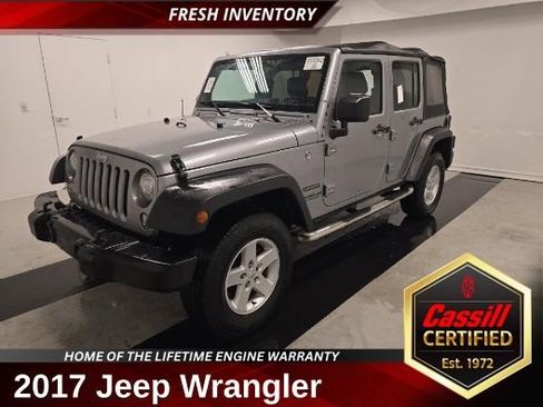 Used 2017 Jeep Wrangler Unlimited Sport w/ Quick Order Package 24S image 1